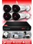 4 Kameralı Uzay 4 Dış Kamera Set 1 Tb HDD Full Hd Gece Görüşlü Güvenlik Kamerası Sistemi 1