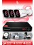 3 Kameralı Kare 3 Dış Kamera Set 320 GB HDD Full Hd Gece Görüşlü Güvenlik Kamerası Sistemi 1