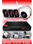 4 Kameralı Kare 1 Iç Kamera Set 2 Tb HDD Full Hd Gece Görüşlü Güvenlik Kamerası Sistemi 1