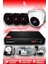 4 Kameralı Uzay 1 Iç Kamera Set 100 GB HDD Full Hd Gece Görüşlü Güvenlik Kamerası Sistemi 1