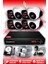 8 Kameralı Panda 4 Iç Kamera Set 320 GB HDD Full Hd Gece Görüşlü Güvenlik Kamerası Sistemi 1