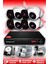 8 Kameralı Uzay 4 Iç Kamera Set 250 GB HDD Full Hd Gece Görüşlü Güvenlik Kamerası Sistemi 1