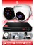 2 Kameralı Uzay 1 Iç Kamera Set 250 GB HDD Full Hd Gece Görüşlü Güvenlik Kamerası Sistemi 1