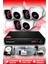 6 Kameralı Kare 3 Iç Kamera Set 1 Tb HDD Full Hd Gece Görüşlü Güvenlik Kamerası Sistemi 1