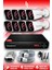 8 Kameralı Kare 8 Dış Kamera Set Hdd'siz Full Hd Gece Görüşlü Güvenlik Kamerası Sistemi 1