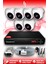 6 Kameralı Dome 6 Iç Kamera Set Hdd'siz Full Hd Gece Görüşlü Güvenlik Kamerası Sistemi 1