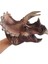 Triceratops Dinozor El Kuklası Oyuncak Yumuşak Plastik Oyuncak (Yurt Dışından) 1