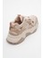 Melina Bej Desenli Kadın Spor Sneakers 5