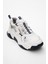 Melina Beyaz Lacivert Kadın Spor Sneakers 3