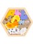 Çocuk Üç Boyutlu Puzzle Yapboz Blokları Ahşap Eğitici Oyuncaklar (Yurt Dışından) 1