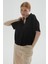 Regular Fit Cep Detaylı Kısa Kollu Crop Gömlek Bayan Gömlek 25Y0515K1 2