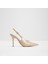 Lysandre Ayakkabı Orta Boy Topuklu - Bej 1