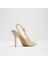 Lysandre Ayakkabı Orta Boy Topuklu - Bej 2