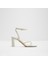 Stellare Sandalet Orta Boy Topuklu Sandalet - Ekru 1