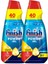Hepsi Bir Arada 2x1000 ml Konsantre Jel Limon Bulaşık Makinesi Deterjanı 2