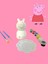Domuz Peppa Pi̇g Karakteri̇ 3D Fi̇gür Boyama Seti̇ 1