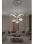 Modern Sarkıt 3 Renk 4 Toplu LED Avize Salon - Oturma Odası Ledli Avize 4