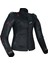 W51A Rose Leather Kadın 4 Mevsim Mont Deri-Kumaş Siyah-Mor 1