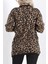 Kahve Leopar Hırka 5