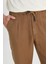 Regular Fit Normal Bel Düz Paça Pantolon Erkek Pantolon W221266211 4