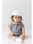 Erkek Bebek Polo Yaka T-Shirt ve Şort Ikili Takım - Gri 1