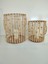 El Yapımı Boncuklu Bambu Fener 2li Set (25 cm - 20 cm ) 5