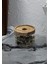 Timber Cam Kavanoz - Çizgili Saklama Kavanozu - Ahşap Kapaklı, 300 ml 1