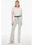 Gianas Regular Fit Soyut Desenli Standart Boy Flair Paça Çok Renkli Kadın Pantolon 3