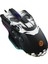 MG1102 Win Mac Kuru Kafa Desenli Kablolu RGB LED Aydınlatmalı 8200DPI 10 Makro Tuşlu 125 gr Gaming Mouse ve Mousepad Siyah 8