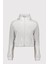 Fermuarlı Crop Teknik Sweatshirt 1