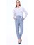Morningstar Regular Fit Uzun Boy Gri Renk Kadın Pantolon 2