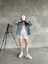 Çift Cepli Oversize Kadın Kot Denim Gömlek Ceket 4