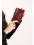 Günlük Kullanışlı Cüzdan ve Kartlık SP.1056 - Bordo Croco - Tek Ebat 4
