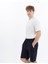 Erkek Basic Regular Fit Tişört Şort Takım Lacivert - Beyaz 3