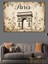 Vintage Paris Zafer Takı Posteri Dekoratif Kanvas - Mdf Ahşap Tablo 5