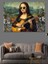 Gitar Çalan Mona Lisa Dekoratif Kanvas - Mdf Ahşap Tablo 3
