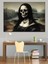 Kurukafa Yüzlü Mona Lisa Dekoratif Kanvas - Mdf Ahşap Tablo 1