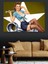 Retro Pinup Kadın Posteri Dekoratif Kanvas - Mdf Ahşap Tablo 3