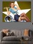 Retro Pinup Kadın Posteri Dekoratif Kanvas - Mdf Ahşap Tablo 5