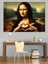 Kalp Işareti Yapan Mona Lisa Dekoratif Kanvas - Mdf Ahşap Tablo 2