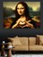 Kalp Işareti Yapan Mona Lisa Dekoratif Kanvas - Mdf Ahşap Tablo 4