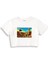 Breaking Bad / Rick And Morty Crop Tişört - Beyaz 1