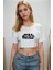 Star Wars Crop Tişört - Beyaz 3