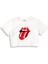 The Rolling Stones Crop Tişört - Beyaz 1