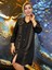 Tunik,versace,erkek Yaka,düğmeli,krep Kumaş,günlük,taşli Işlemeli,yüksek Kalite, 1