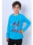 Erkek Çocuk Uzun Kollu Tshirt Karakter Baskılı Bisiklet Yaka E10 1