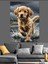 Yavru Köpek Dekoratif Kanvas - Mdf Ahşap Tablo 4