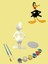 Daffy Duck 3D Figür Boyama Seti 17 cm 5
