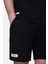 Sıerge Siyah Örme Şort Baskılı Standard Fit Erkek Örme Şort 4