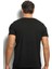 Bisiklet Yaka T-Shirt Siyah Renk Erkek Tişört 3